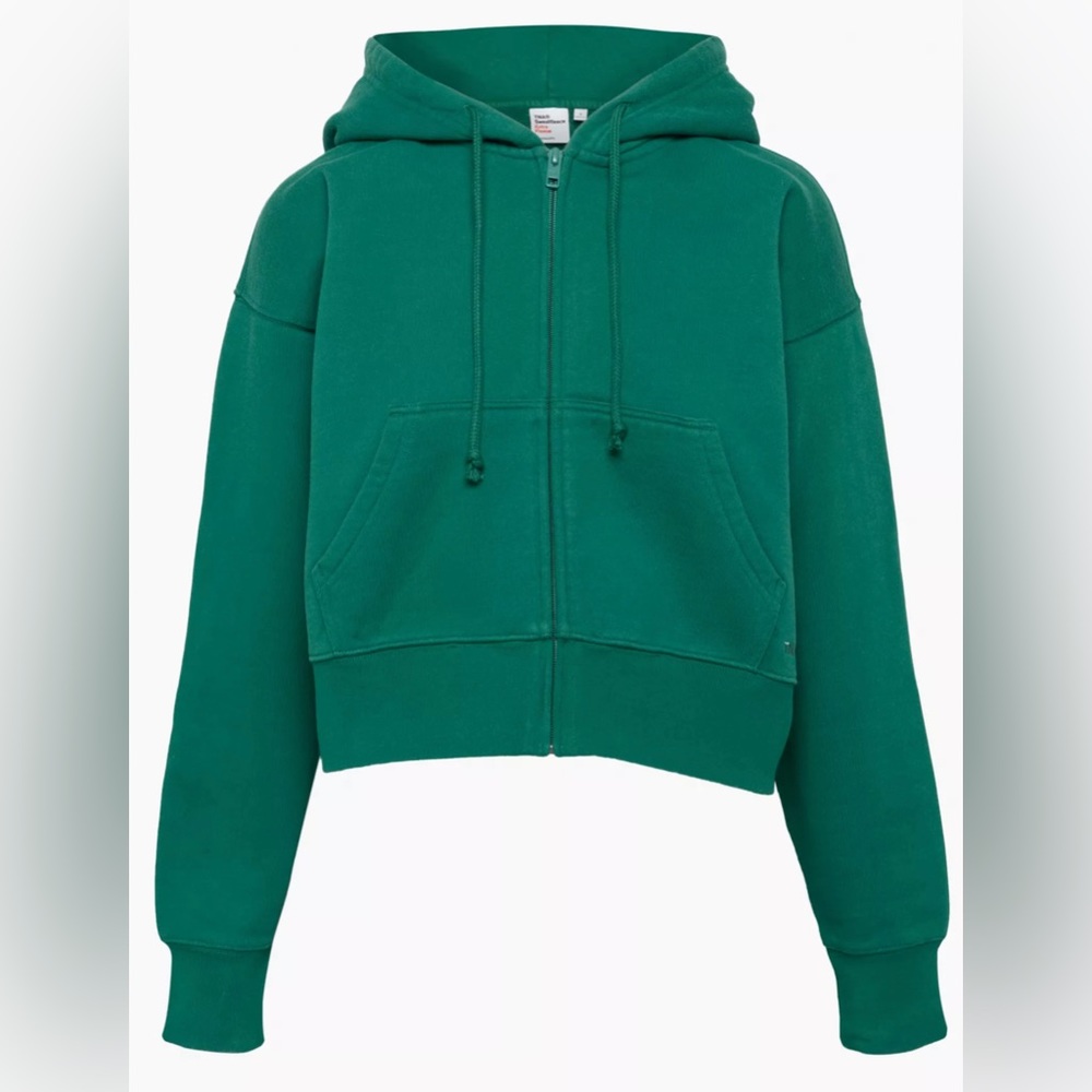 TNA Fleece Boyfriend Boxy Zip Hoodie